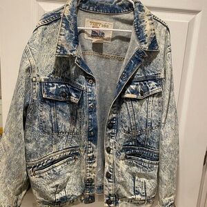 Real vintage acid wash jean jacket